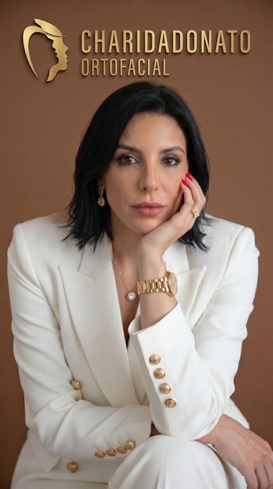 Dra. Charida Donato no consultório